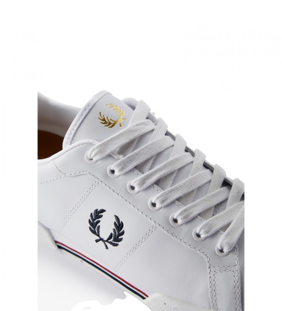 Tênis de couro Fred Perry B721 branco