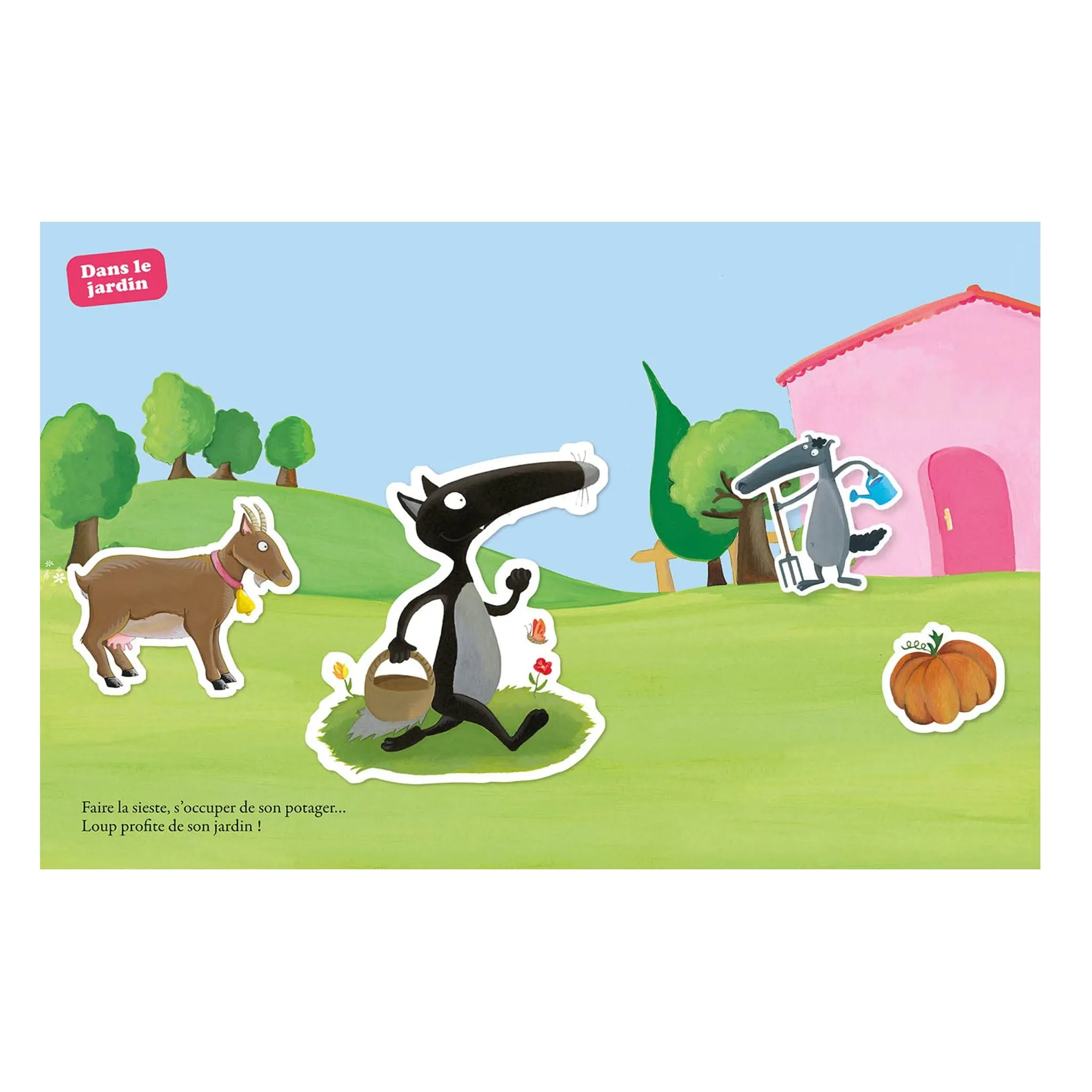Auzou Loup En Pleine Nature - 200 autocollants