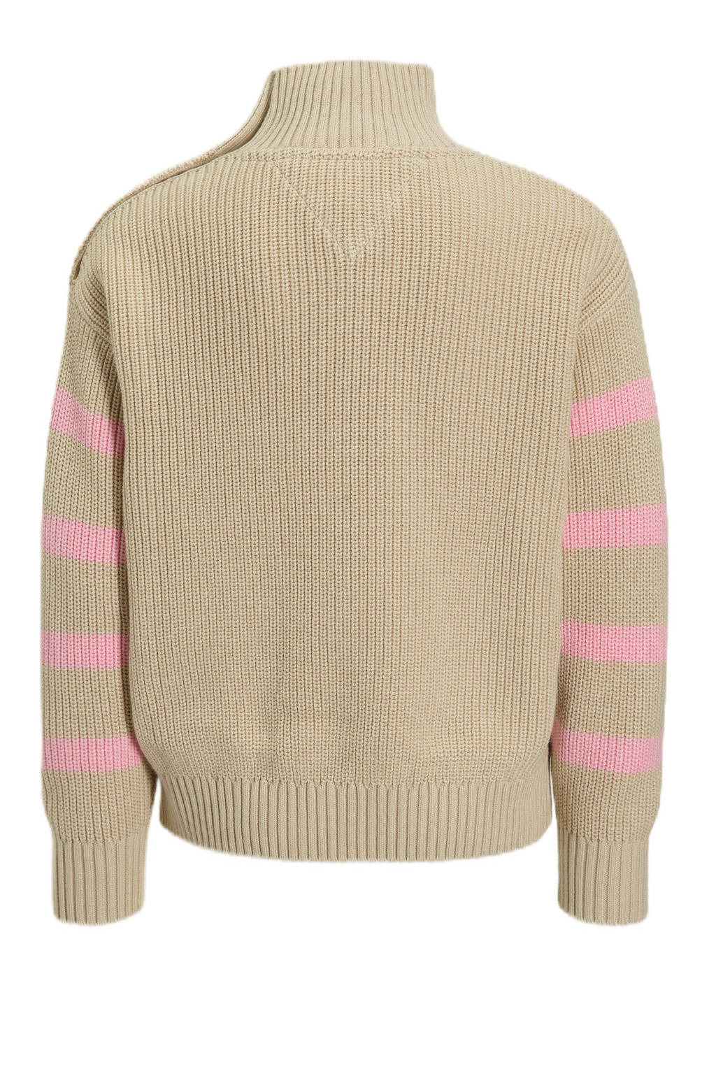 Tommy Hilfiger coltrui beige gebreid