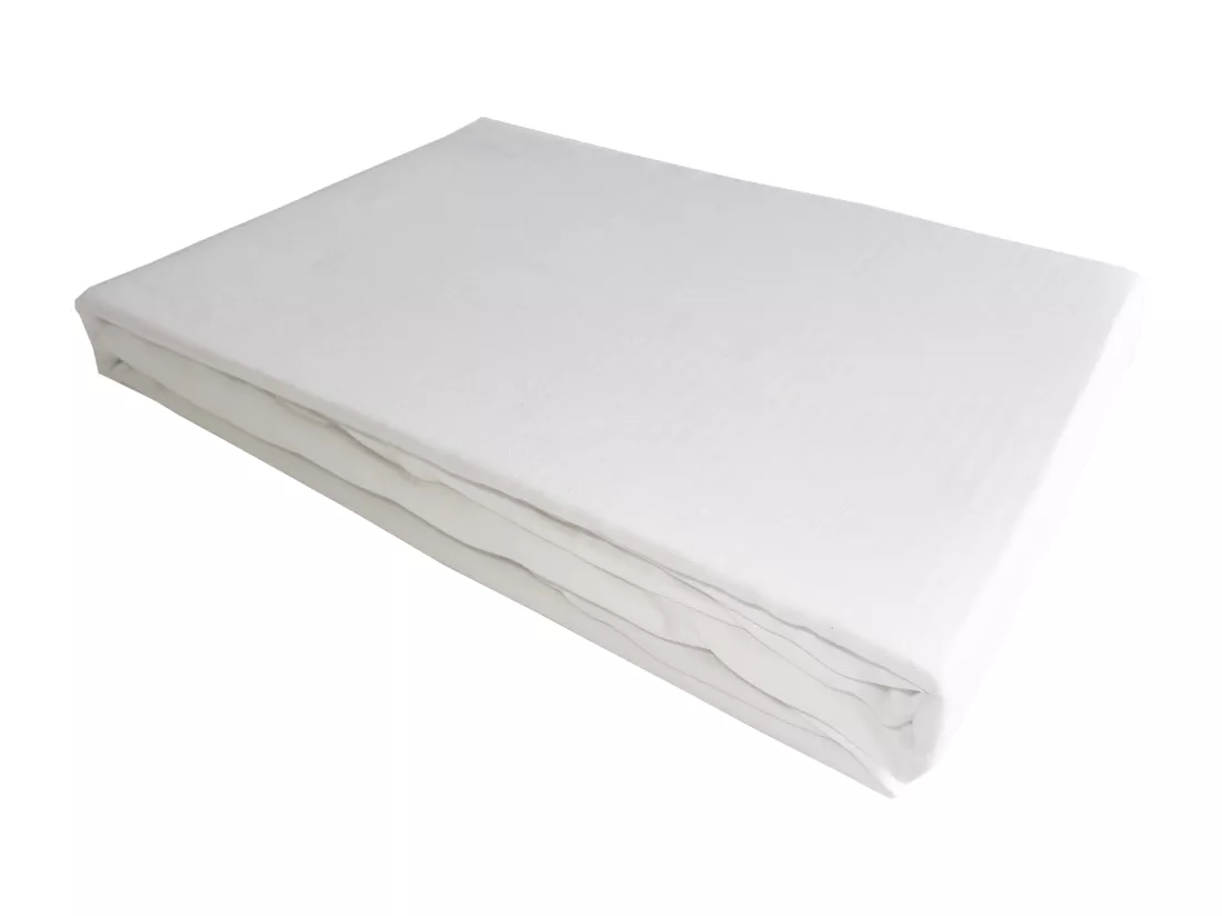 Drap plat 1 personne 180x290 cm satin de coton