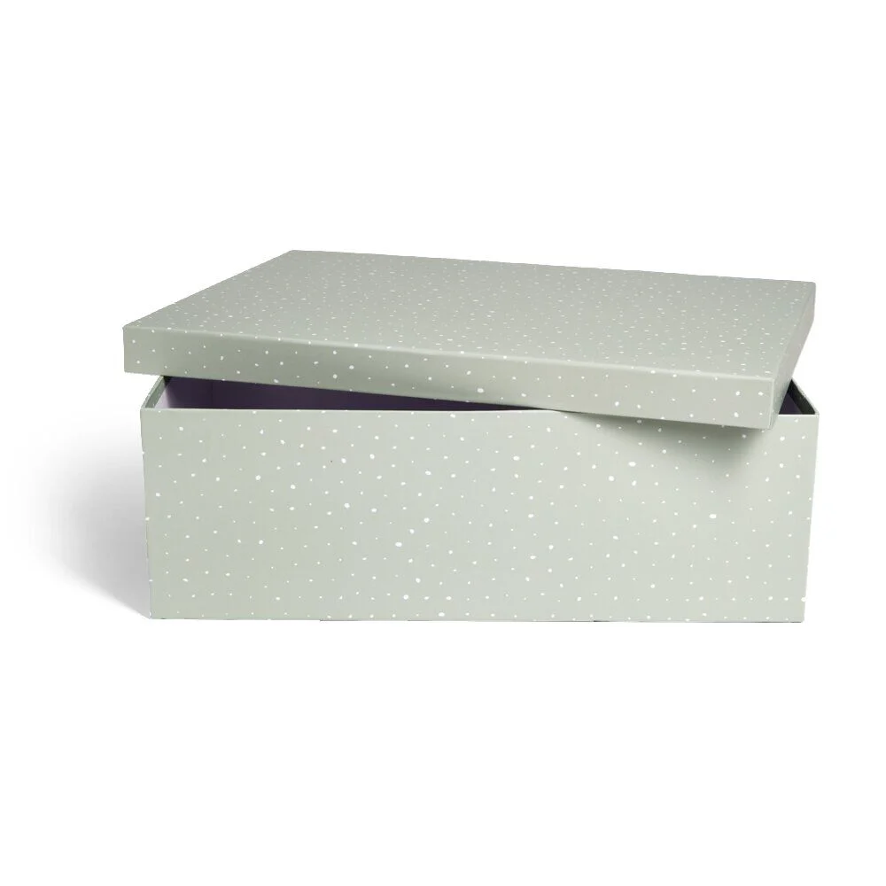 Boîte carton décorée 32x21,5xH11,8cm - 2 modèles