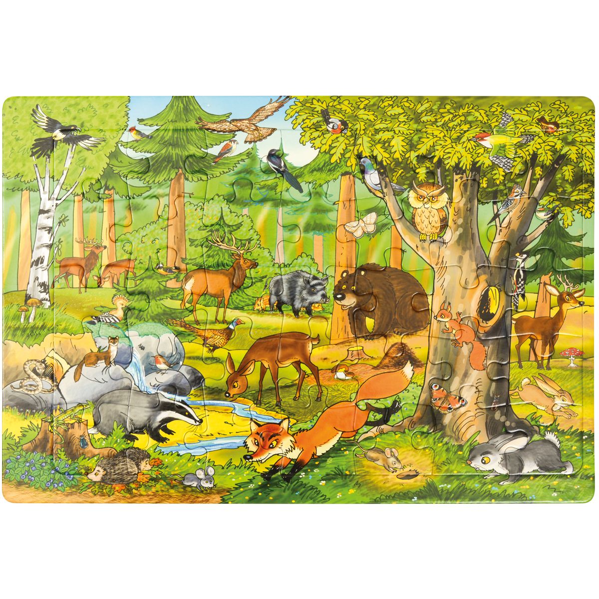 EDUPLAY Puzzle Wald