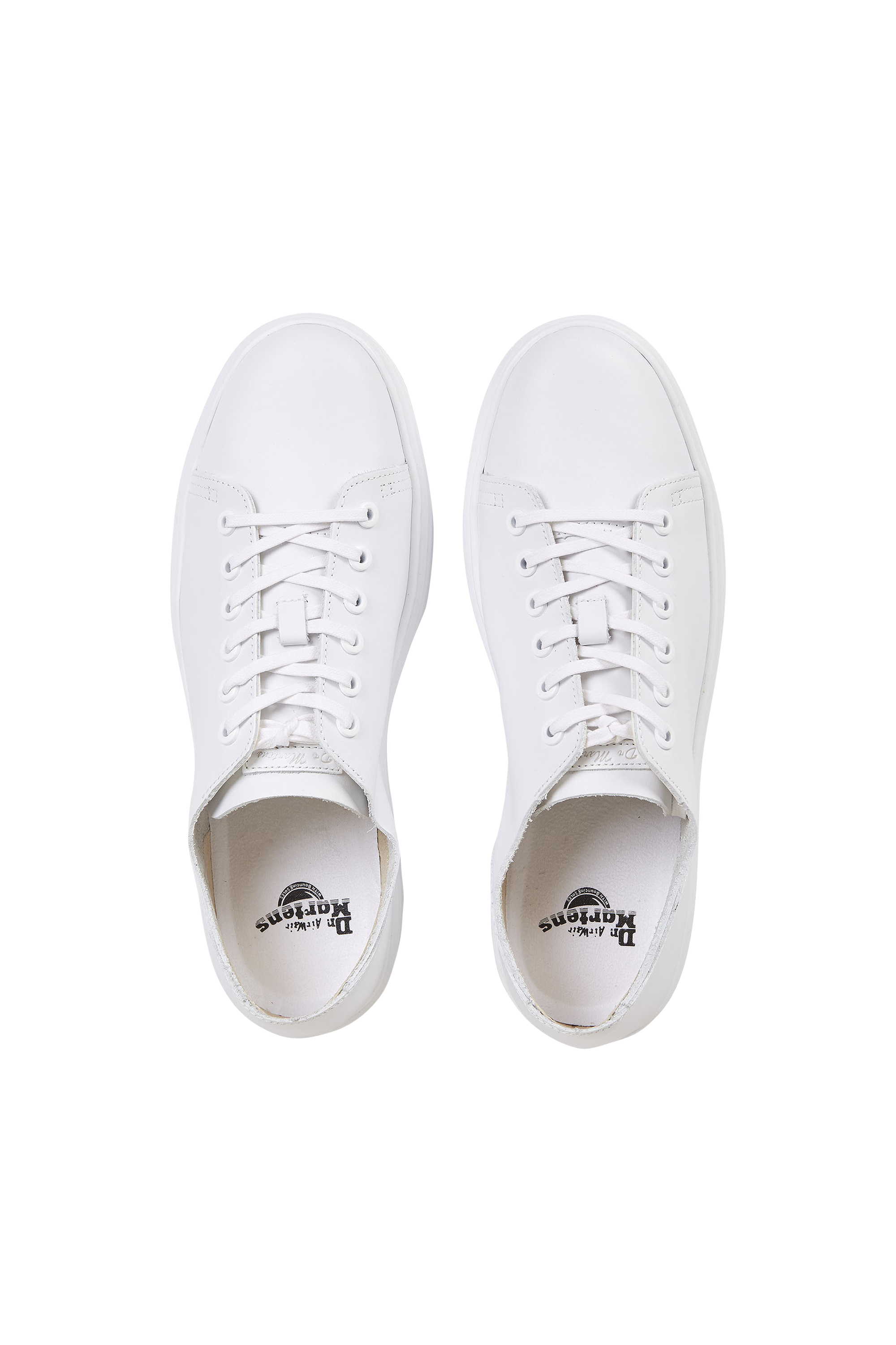 DR. MARTENS Baskets basses en cuir Blanc