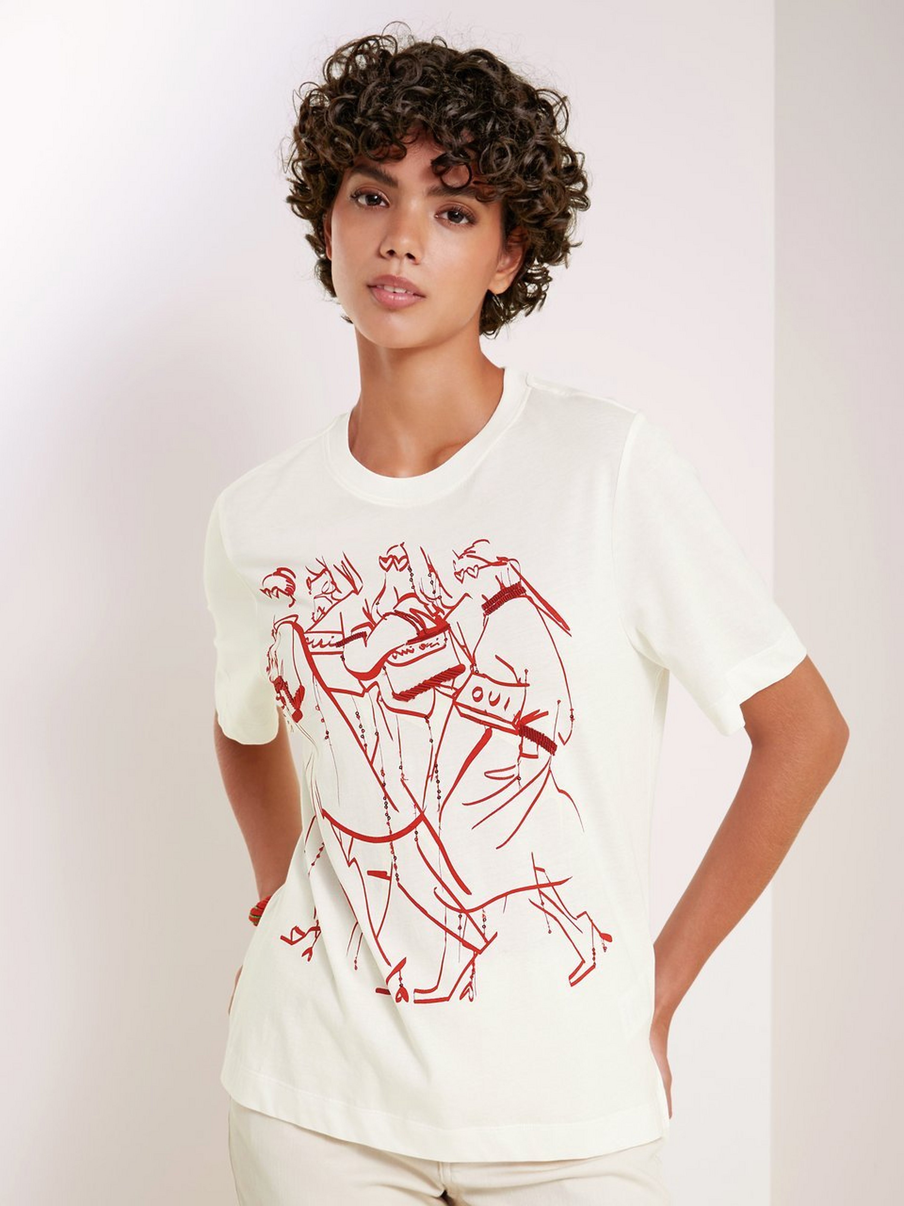 Rundhals-Shirt