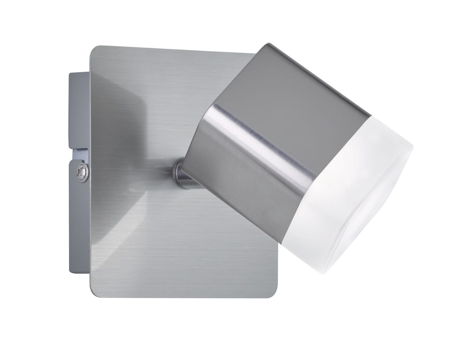 RL LED Wandleuchte mit Spot ROUBAIX nickelfarbig