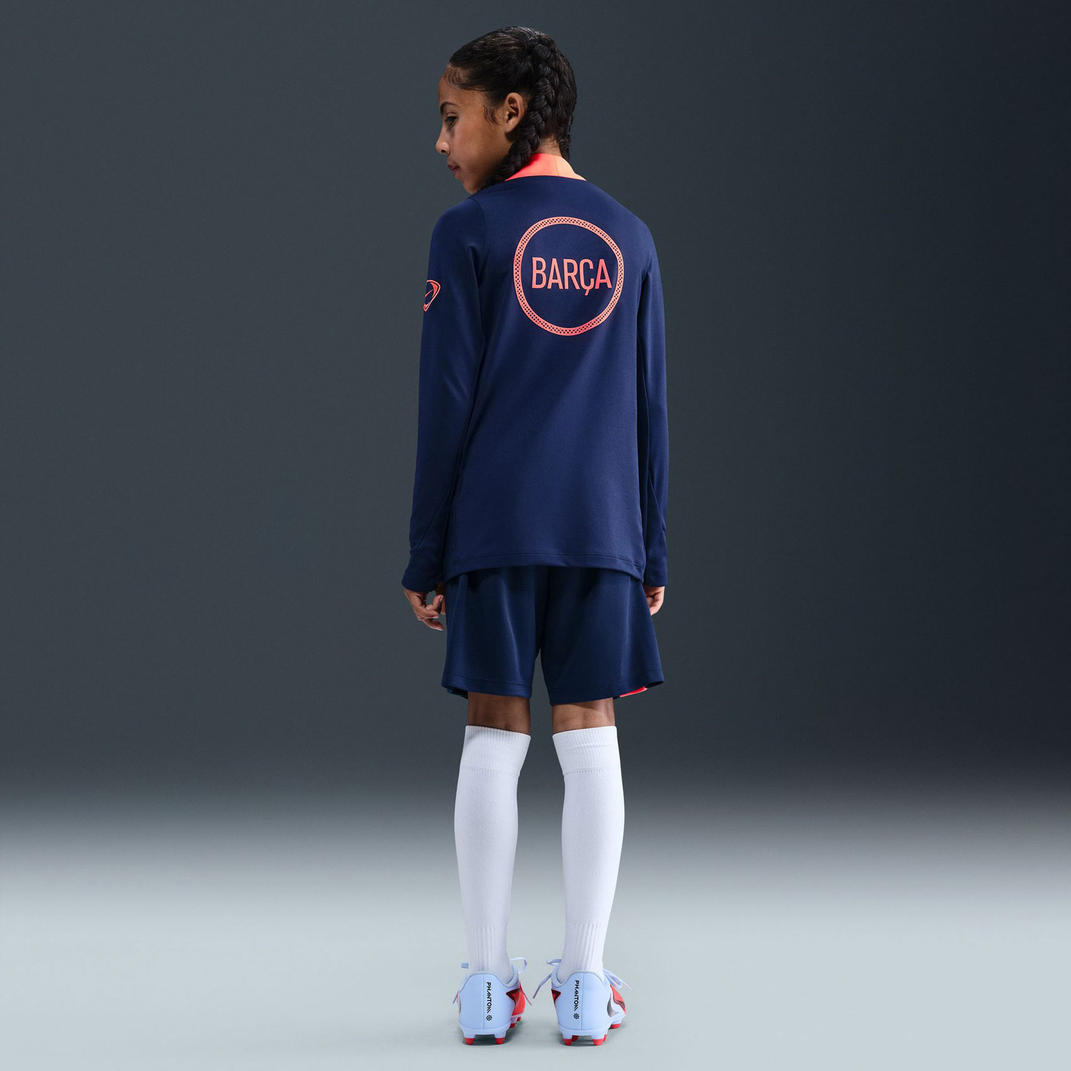 Nike FC Barcelona Pre-Match Strike Drill Top Kids