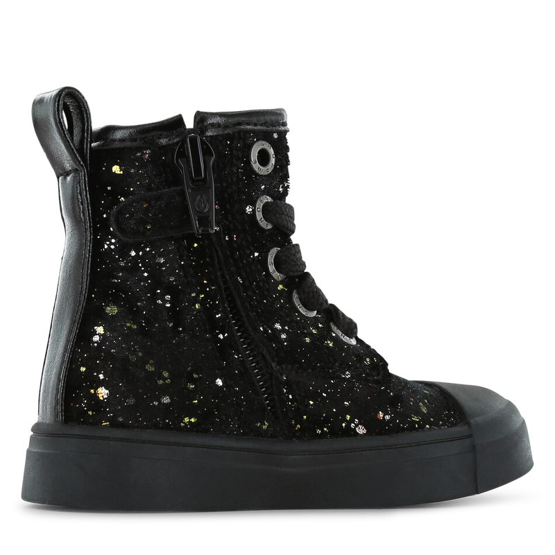 Shoesme schwarzer Schnürschuh mit Punkt