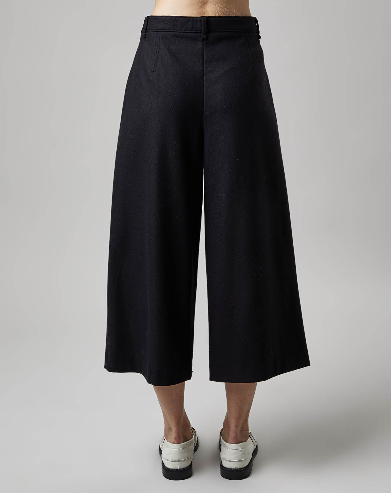 Marc O'Polo Pantalon jupe-culotte en Laine mélangée noir