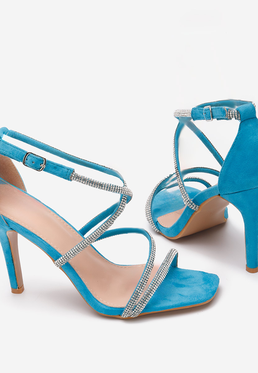 Sandales élégantes femme bleus Aleena