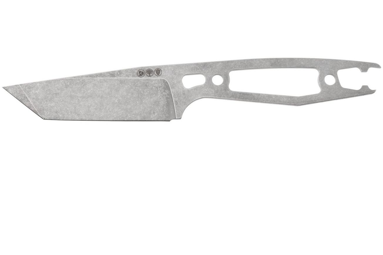 Daily Customs AK1 P10017383, Stonewashed MagnaCut American Tanto, vaststaand mes