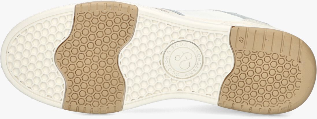 SCOTCH & SODA witte scotch & soda lage sneakers court cup