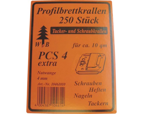 Profielbordklem PCS4 Verpakking = 250 stuks
