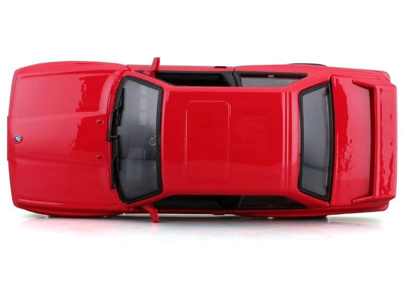 BBurago BMW M3 (E30) 1988 Rot 1:24 Sammlermodell im Massstab 1:24