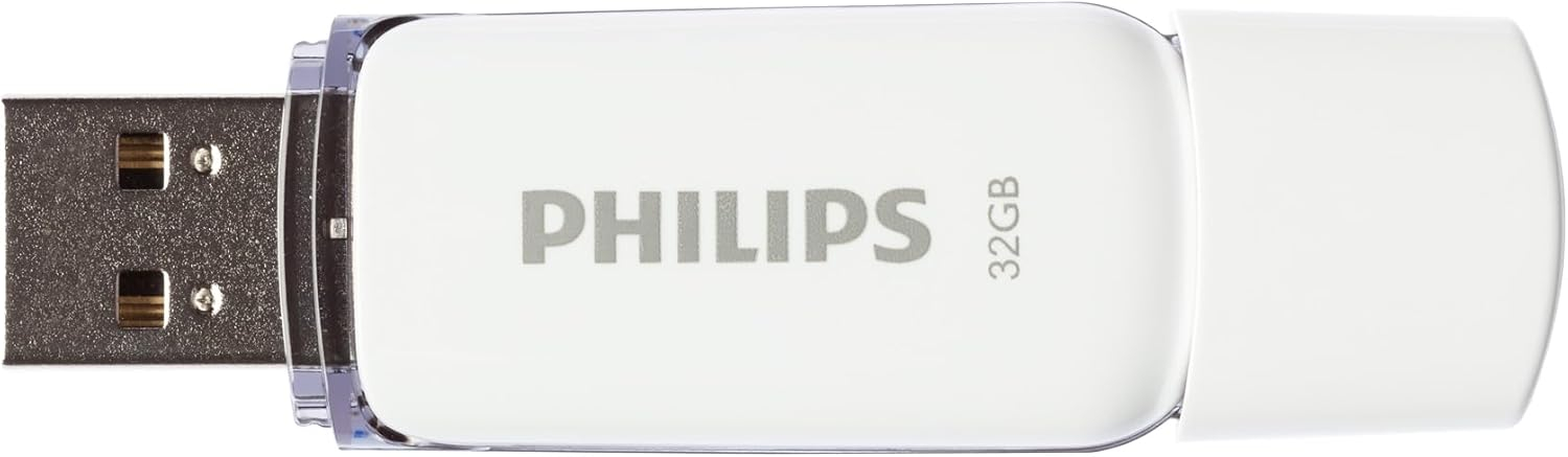 (32GB) Snow Edition USB 2.0 Speicher Stick Flash Drive (FM32FD70B/00) - Weiss