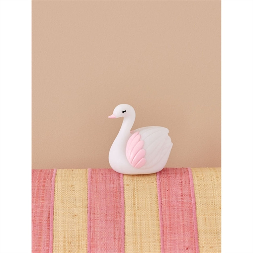 White LED Lampe Svane - Rice → Luksusbaby.dk
