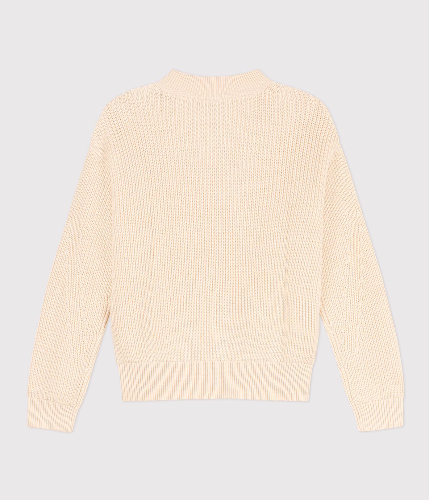 Pull en côte anglaise en coton Femme