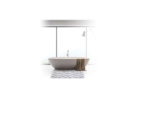 FIVE SIMPLY SMART - Tapis de bain Tapis style ethnique pour salle de bain - 50 x 75 cm - gris...
