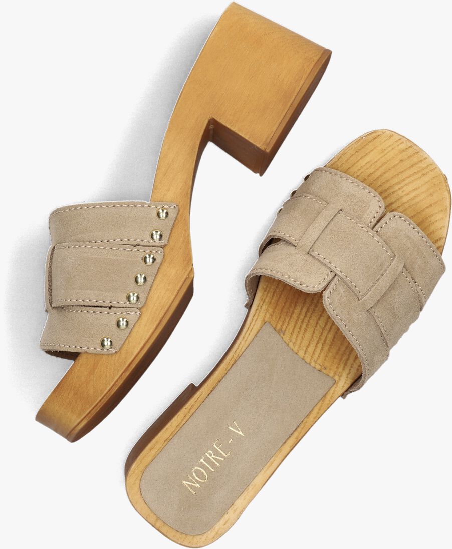 NOTRE-V beige notre-v muiltjes 8657