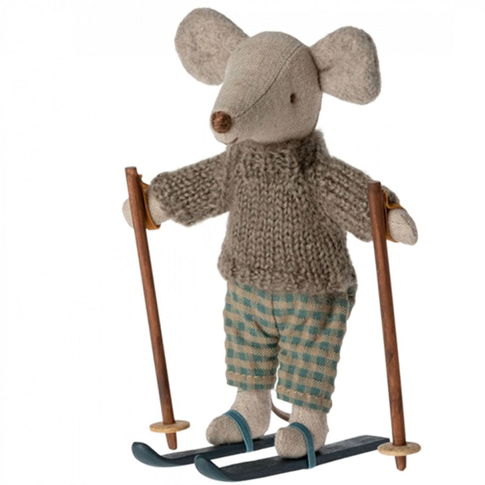 Vintermus Med Ski, Storebror - Maileg → Luksusbaby.dk