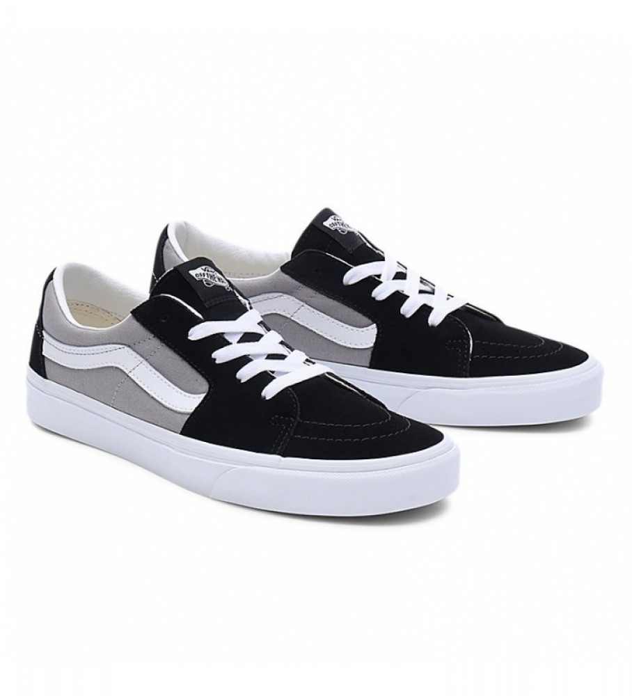 Tênis Vans Sk8-Low de couro preto