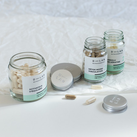 D-LAB NUTRICOSMETICS Programme Masse-Capillaire 2 mois