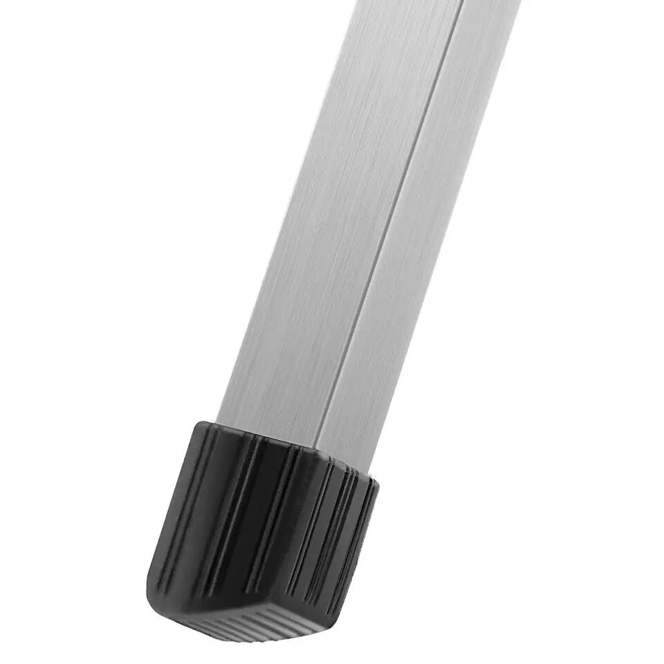 tectake Aluminium campingtafel Tina opvrouwbaar in hoogte verstelbaar , Zilver