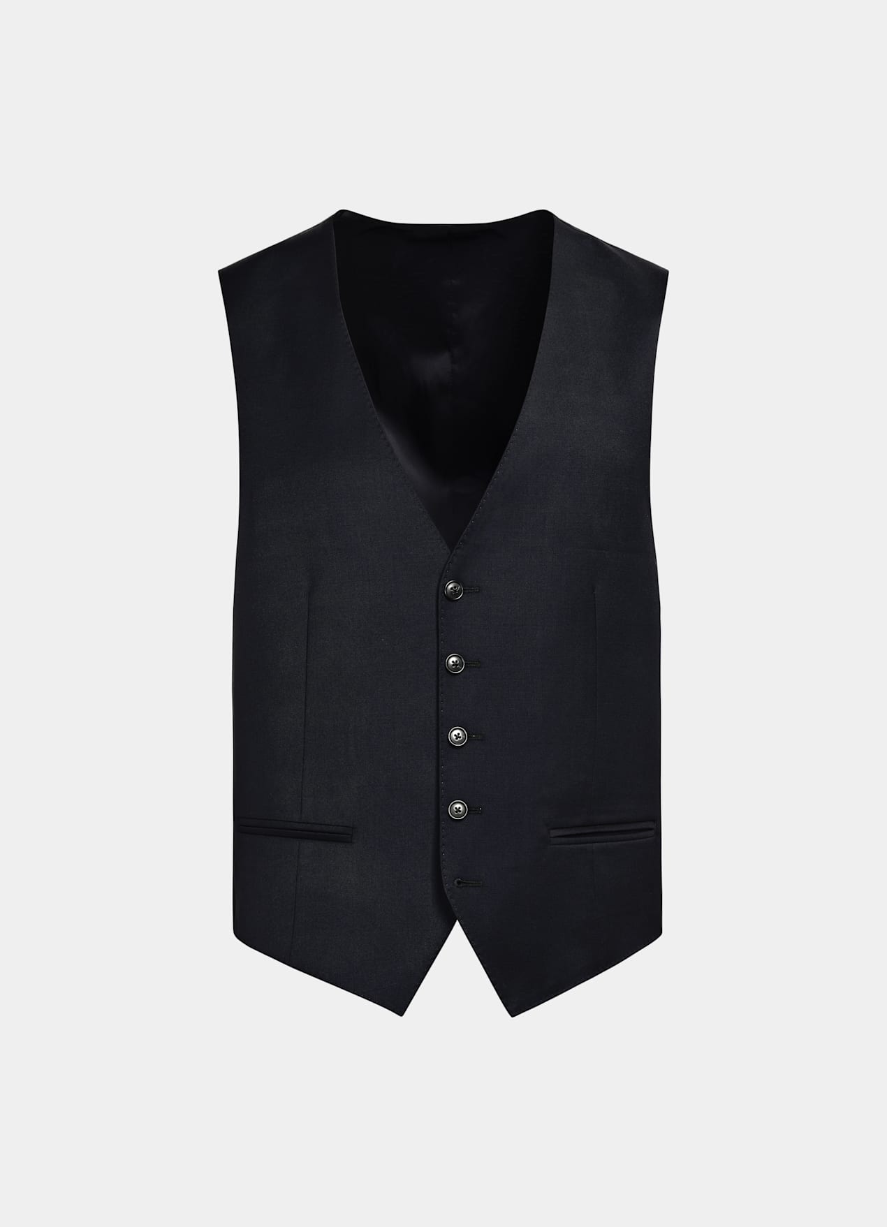 Gilet de costume bleu marine