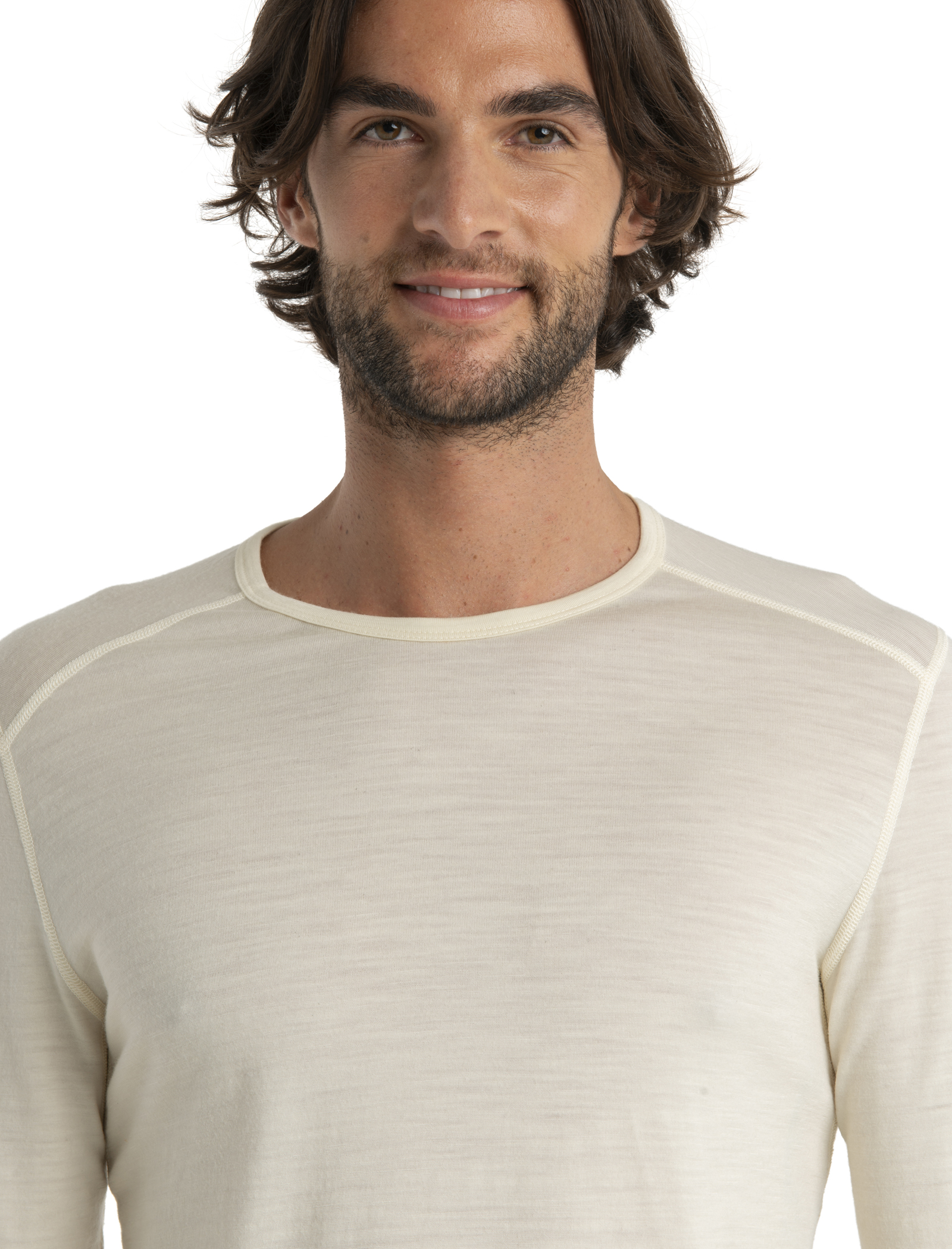 Merino 200 Oasis LS Crewe Herre Undyed