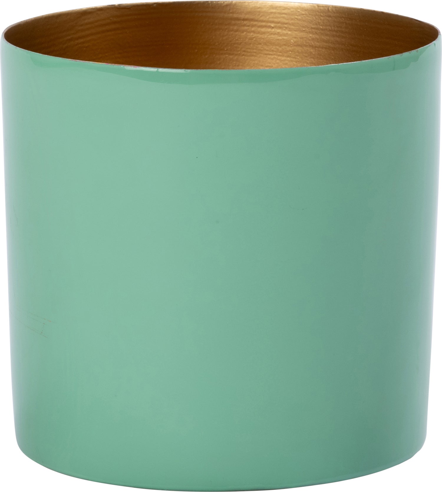 Intratuin bloempot Erol groen D 15 H 15 cm