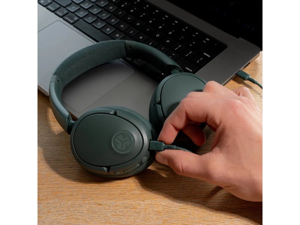 JBuds Lux ANC Wireless Bluetooth 5.3 Over-Ear Kopfhörer Headset (IEUHBJLUXANCRSGE62) (600mAh) - Sage