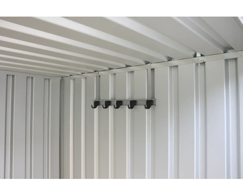 PRECIT-apparatuurrail met 5 grijpers voor snelmontagecontainers