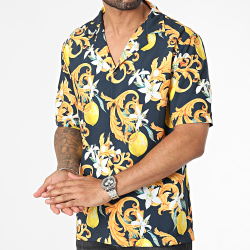Chemise Manches Courtes Noir Renaissance