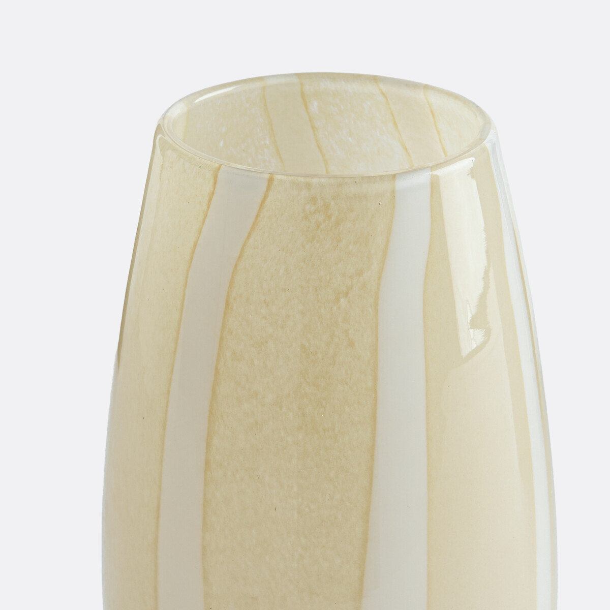LA REDOUTE INTERIEURS<br>Vaso de vidro listrado, Malco