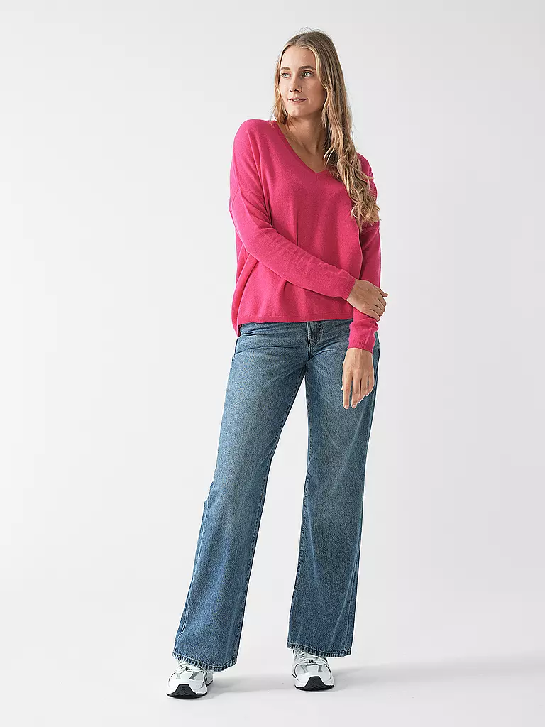 LES TRICOTS DE LEA Kaschmirpullover MONJAKOE pink