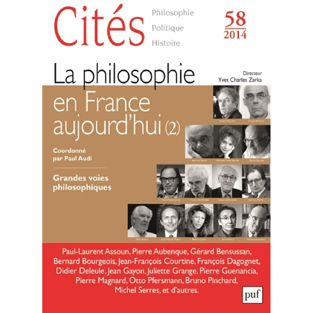 Cités, n° 58. La philosophie en France aujourd'hui (2) : grandes voies philosophiques · Occasion