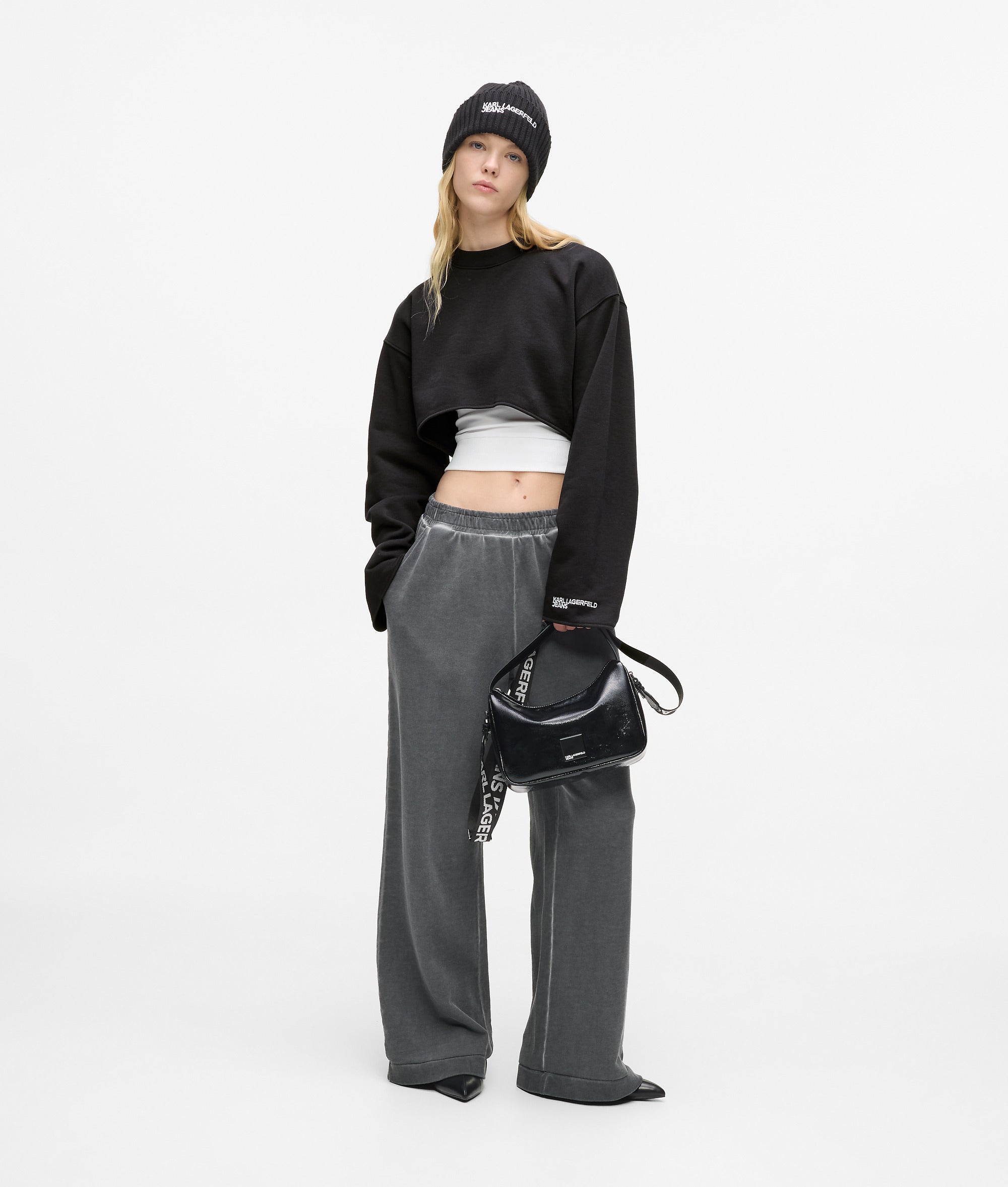 Gelaagde sweatshirt