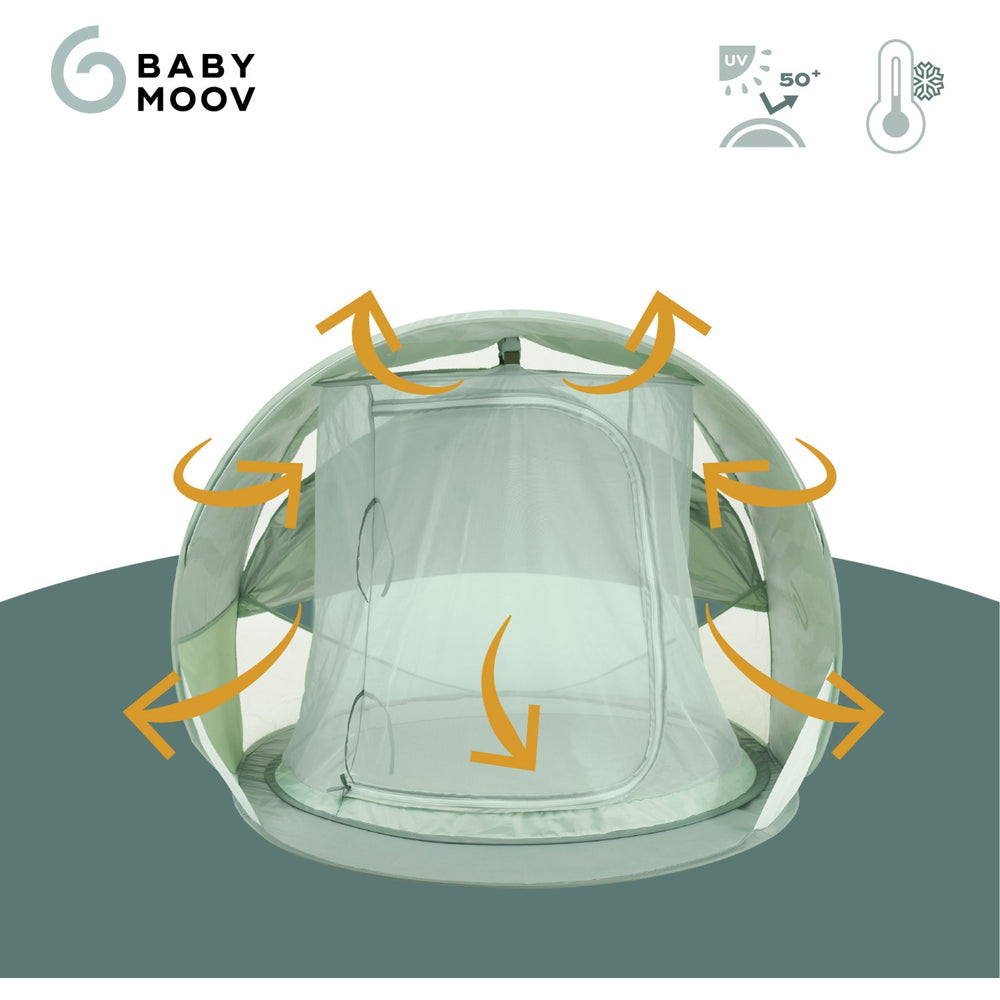 Køb Babymoov Green Lagoon Anti UV Shelter Moov & Protect