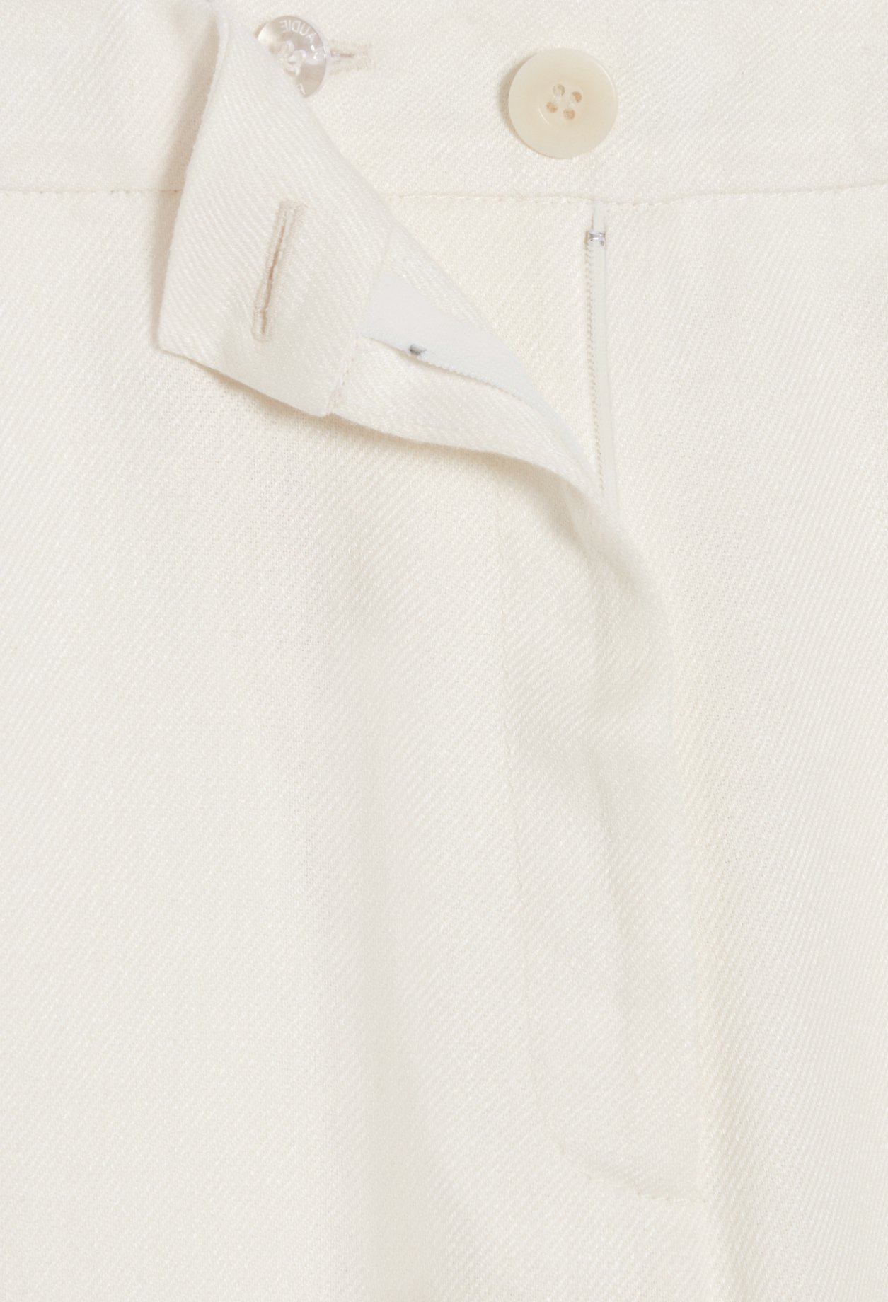 Pantalon de tailleur lin melange