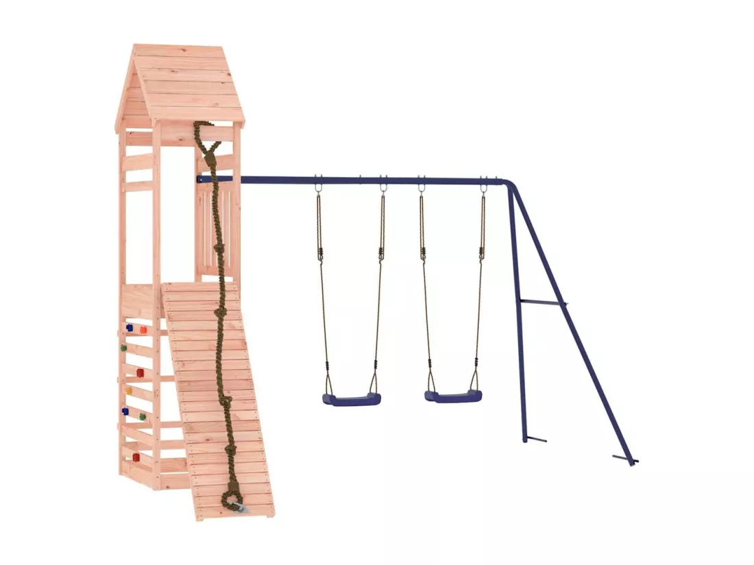 Aire de jeux d'extérieur bois massif de douglas