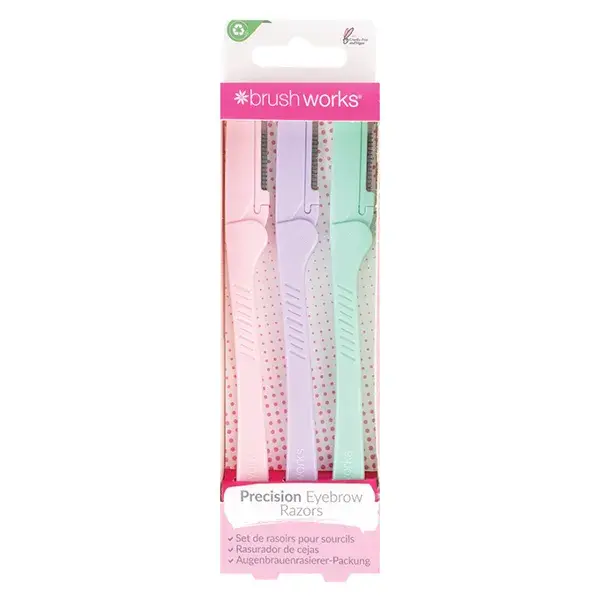 Navalhas para Sobrancelhas Brushworks 3