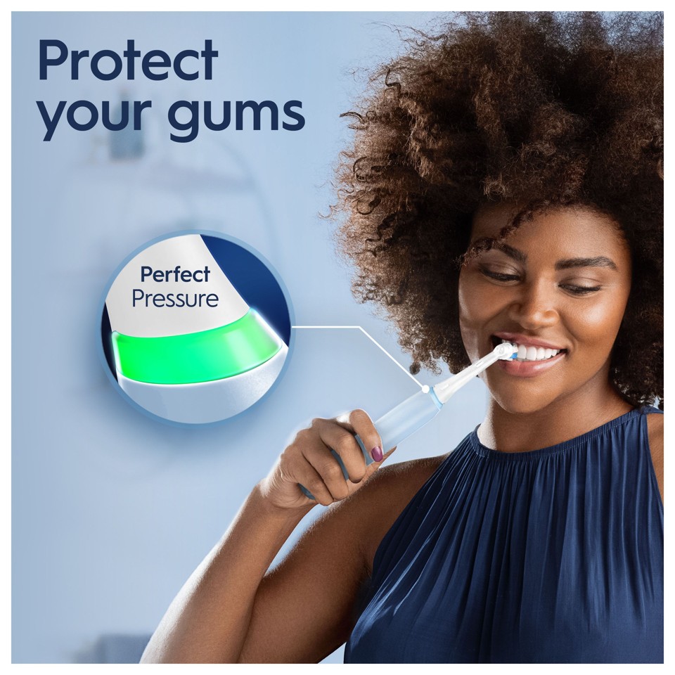 Oral-B - iO3S Isblå Elektrisk Tandbørste