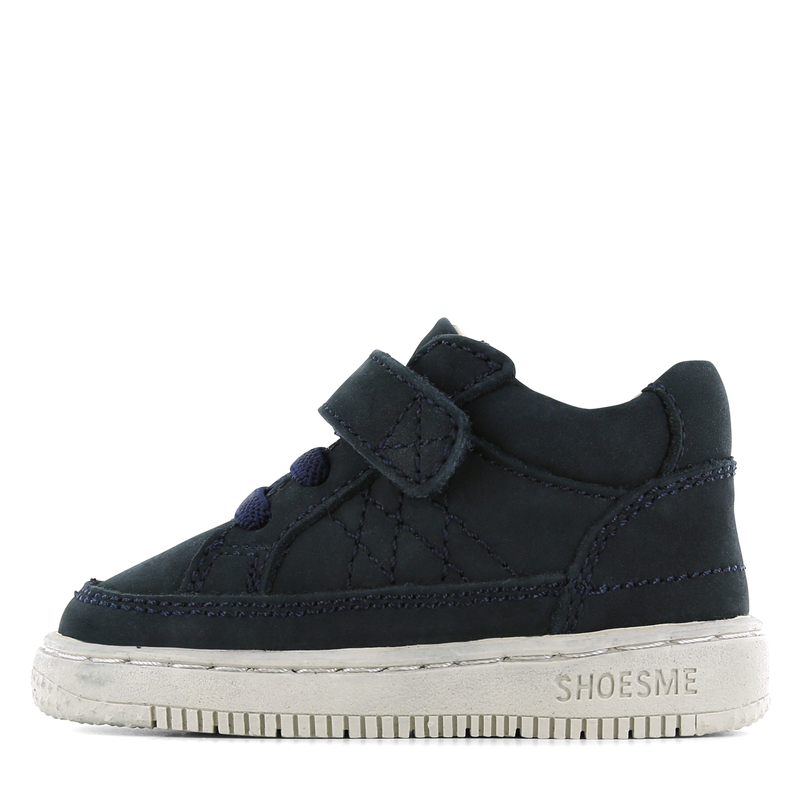 Shoesme donkerblauw basket sneakertje Leer | Sale
