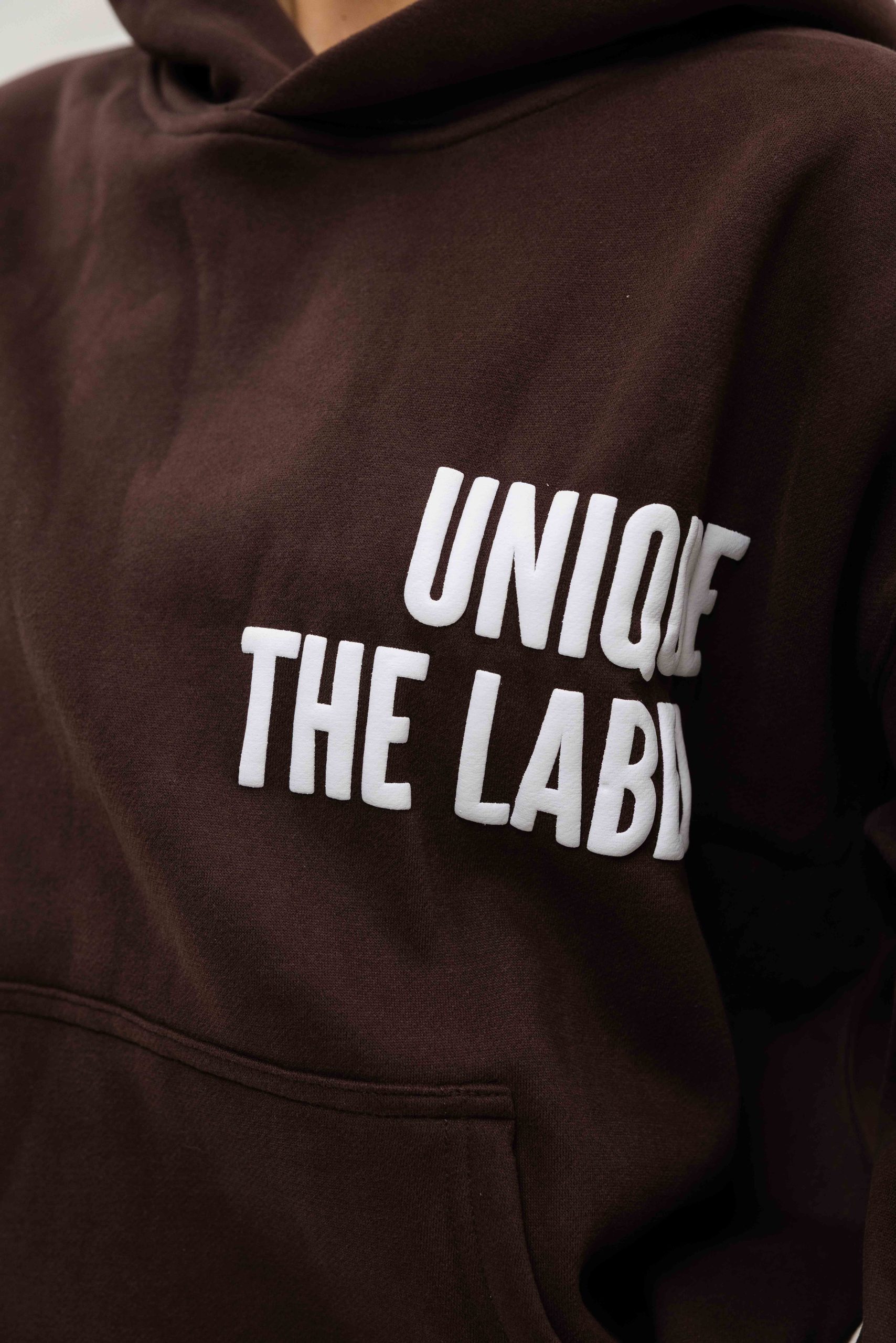Unique The Label Elyana Trainingspak Dames Donkerbruin