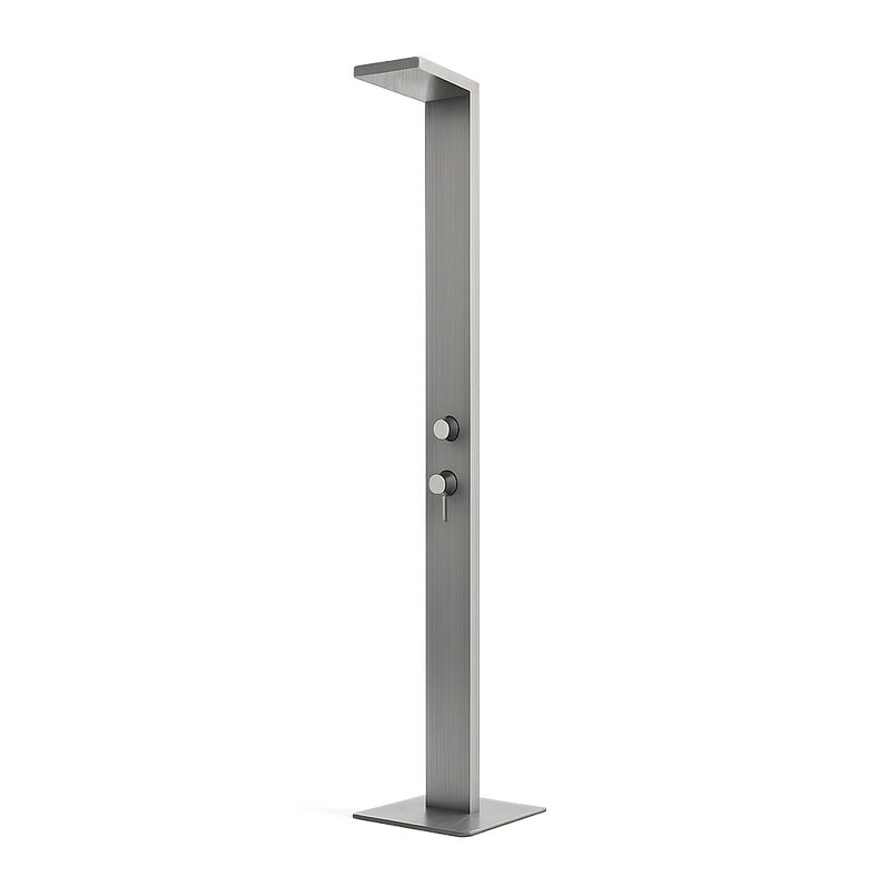 Edelstahl Außendusche Freistehend 220cm