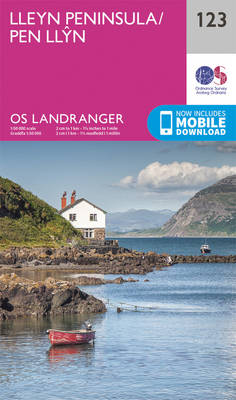 Lleyn Peninsula - OS Landranger Map 123 (Sheet map, folded)