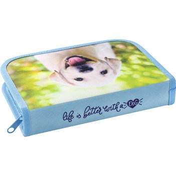 Étui scolaire Chien, 42 pièces