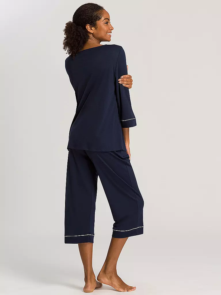 HANRO Pyjama dunkelblau