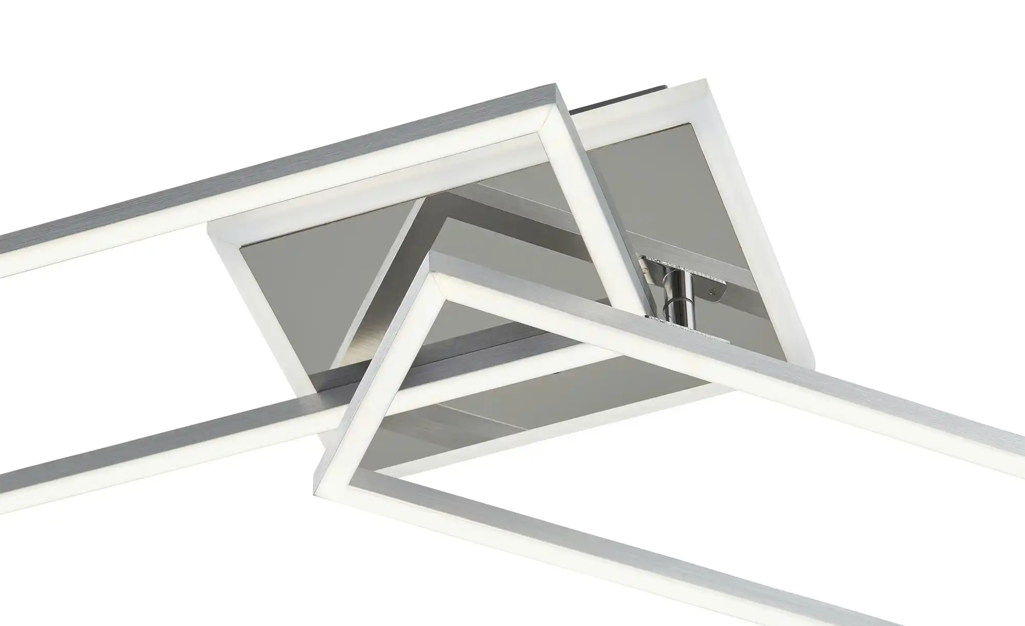 KHG LED-Deckenleuchte, 3-flammig, chrom/ alu mit Fernbedienung