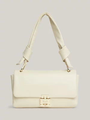 Bolsa Hobo de Couro com Fecho de Pressão