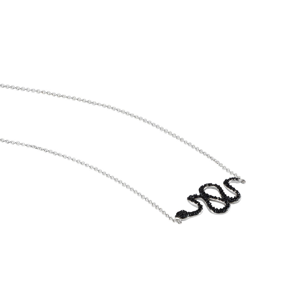 Collier Muses Argent Oxydes De Zirconium